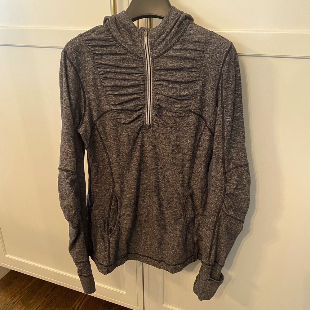 Lulu Lemon Black Running Pullover